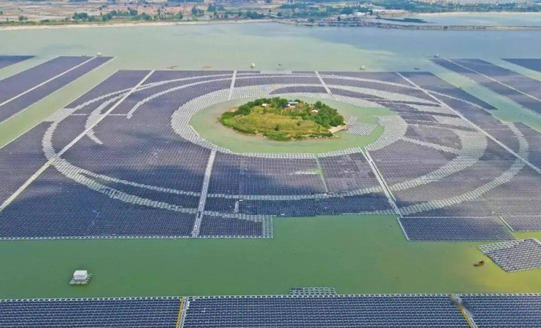 中国最大水上光伏发电站 中国最大水上光伏发电站